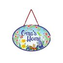 Ceramic Sign Home Decor "Oma's Home" Gift Idea