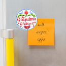 "Grandma Is the Greatest" Plate Magnet
