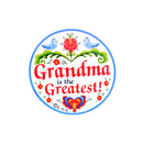 "Grandma Is the Greatest" Plate Magnet