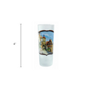 Souvenir Frosted Shooter Glass: Village