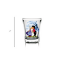 Wedding Party Favor Shot Glasses: Dutch Kiss Clear