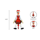 Bavarian Girl Jumping Jack Toy