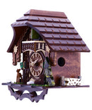 Musical Cuckoo Clock Cottage With Deer, Water Pump, And Tree- 10 Inches Tall - OktoberfestHaus.com
 - 4