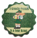 A Grouchy German is A Sour Kraut German Gift Coaster  - OktoberfestHaus.com
