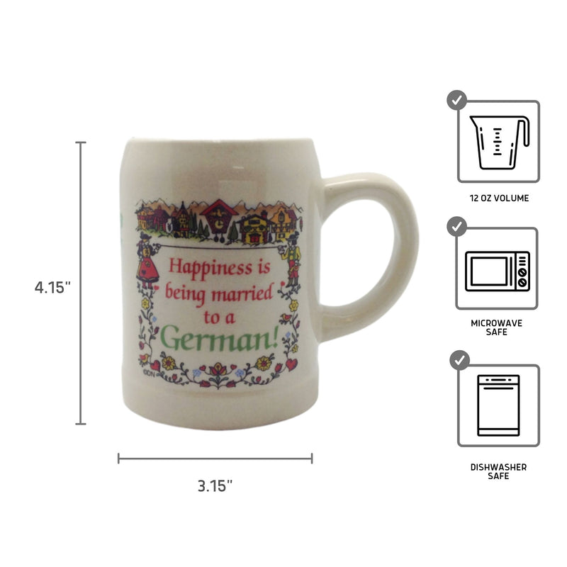 German Coffee Mug: "Married to German"