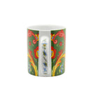 Rosemaling Green Design Ceramic Coffee Mug - 3 - OktoberfestHaus.com