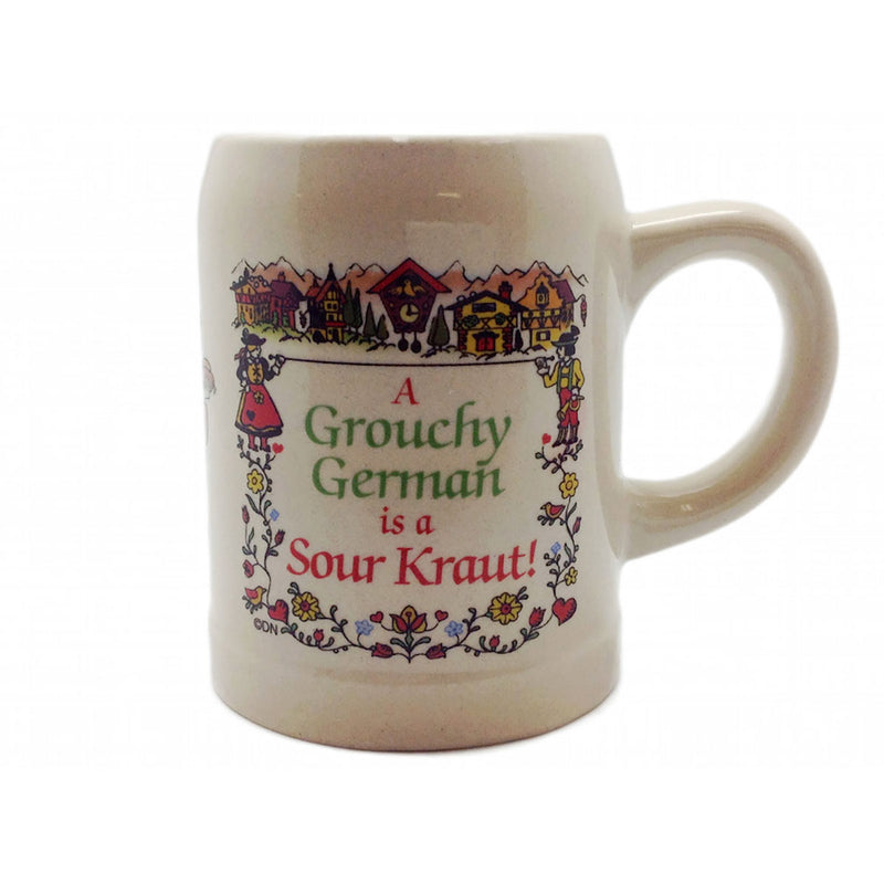 German Coffee Mug: "Grouchy German"