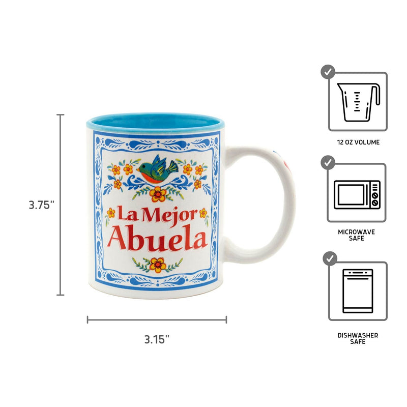 "La Mejor Abuela" Ceramic Coffee Mug