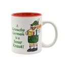 "A Grouchy German Is A Sour Kraut" German Gift Idea Mug - 1 OktoberfestHaus.com