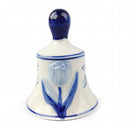 Delft Ceramic Bell with Tulip Design - OktoberfestHaus.com
