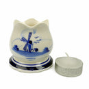 Blue Votive Candles with Tulip Design - OktoberfestHaus.com
 - 1
