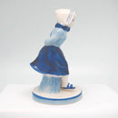 Blue and White Figurine: Dutch Girl Skater - OktoberfestHaus.com
 - 2