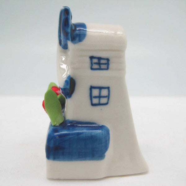 Ceramic Miniature Windmill with Tulips - OktoberfestHaus.com
 - 2