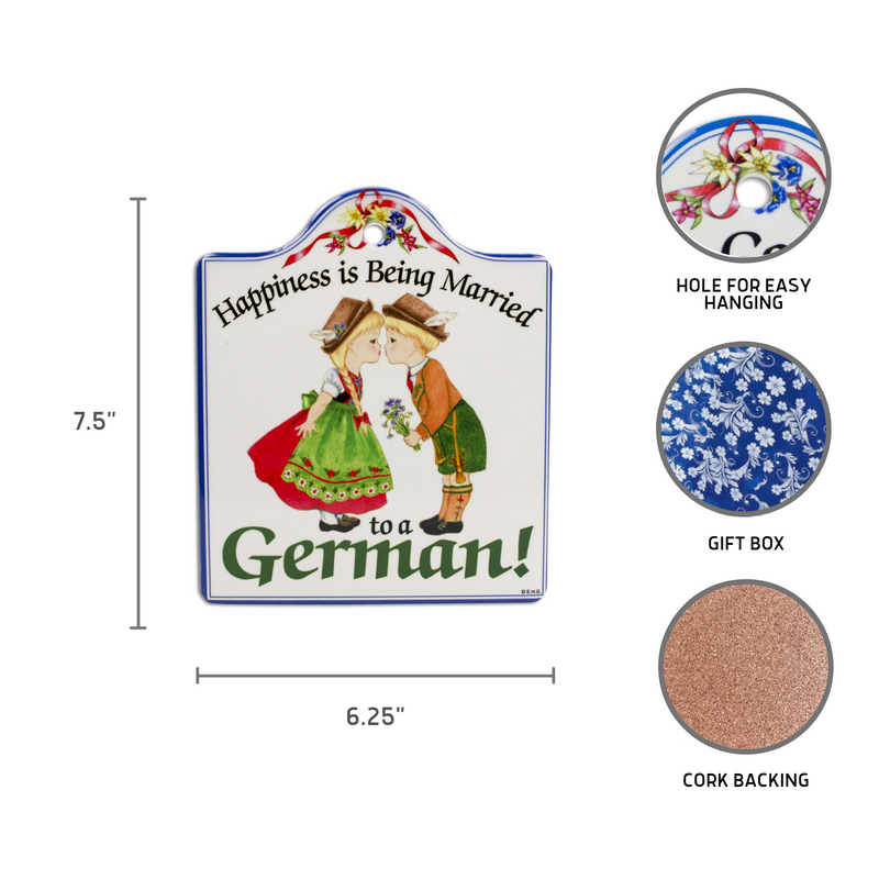 German: Decorative Ceramic Cheeseboard