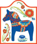 Ceramic Cheeseboard w/ Cork Backing: Blue Horse - OktoberfestHaus.com
 - 1