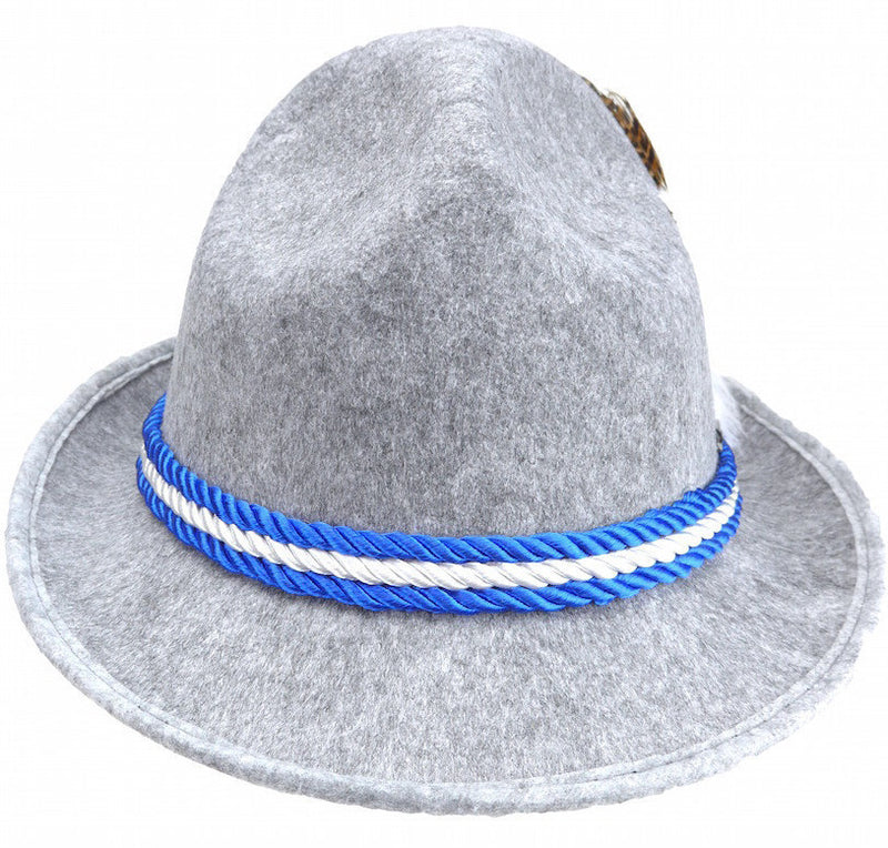 German Alpine Hat Gray With Rope - OktoberfestHaus.com
 - 3
