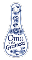 Ceramic Spoon Rest Magnet: Oma..Greatest - OktoberfestHaus.com