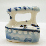 Miniature Ceramic Delft Blue Iron - OktoberfestHaus.com
 - 2