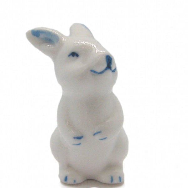 Ceramic Miniatures Animals Delft Blue Rabbit - OktoberfestHaus.com
 - 1