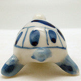 Ceramic Miniatures Animals Delft Blue Turtle - OktoberfestHaus.com
 - 3