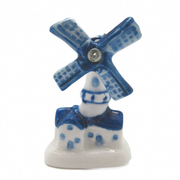 Collectible Ceramic Miniature Delft Blue Windmill - OktoberfestHaus.com
 - 1