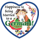 Magnetic Tile: Married to German - DutchGiftOutlet.com - 2