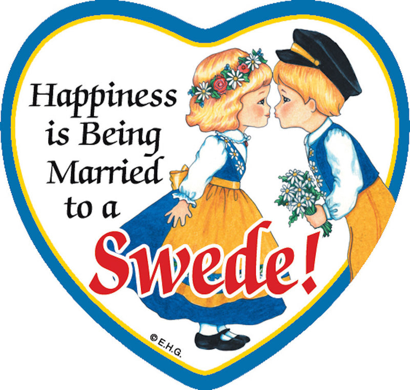 Magnetic Tile: Married to Swede - OktoberfestHaus.com
 - 1