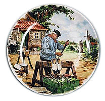 Collectible Plate Clogmaker Color
