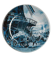 Collectible Plate Miller Blue