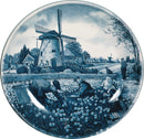 Collectible Plate Dutch Tulip Pickers Color - DutchGiftOutlet.com
