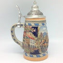 Engraved Beer Stein Munich Scene Metal Lid - OktoberfestHaus.com
 - 4