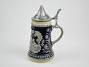 Bavarian German Castle Engraved Ceramic Beer Stein with Ornate Metal Lid - OktoberfestHaus.com
 - 5