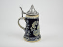 Bavarian German Castle Engraved Ceramic Beer Stein with Ornate Metal Lid - OktoberfestHaus.com
 - 4