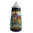 Mountain Village Beer Steins with Lid
