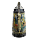 Mountain Village Beer Steins with Lid