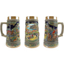 Germanic Fall .5 Liter Embossed Ceramic Beer Stein