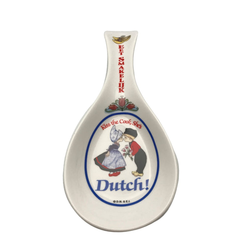 Decorative Spoon Rest Dutch Gift (Eet Smakelijk)
