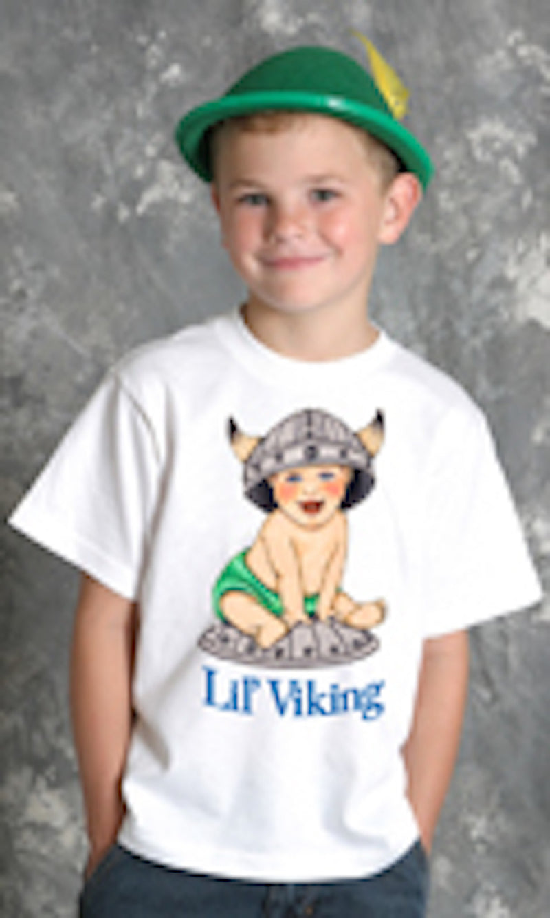 Norwegian Kids Shirts "Lil Viking" - OktoberfestHaus.com
