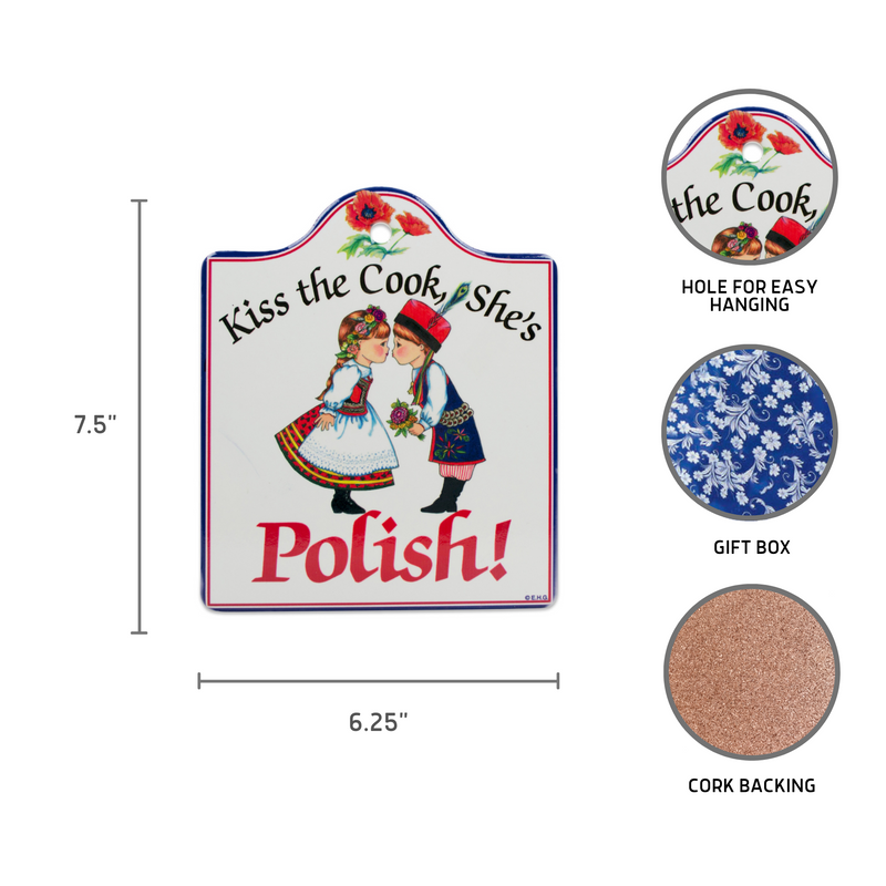 Decorative Ceramic Cheeseboard: Polish