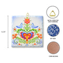 Decor Deluxe Wall Plaque: Lovebirds