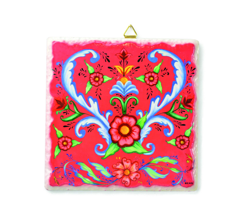Decor Deluxe Wall Plaque: Flowers