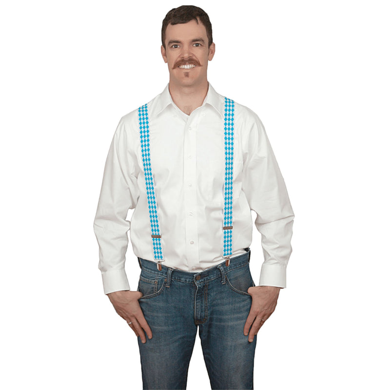 Suspenders for Men: Bavarian Checkers