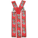 Suspenders for Men: Edelweiss Pattern