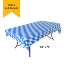 Oktoberfest Party Tablecloth Bavarian Pattern