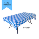 Oktoberfest Party Tablecloth Bavarian Pattern