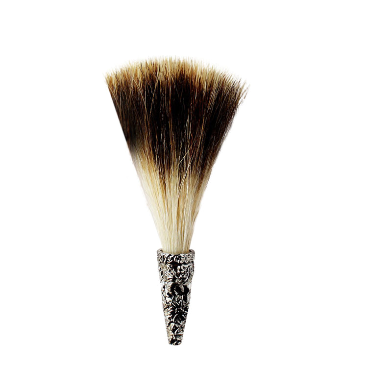 Gamsbart Brush with Engraved Deer German Hat Pin