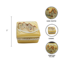 Square Jewelry Box: European Town