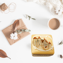 Square Jewelry Box: European Town