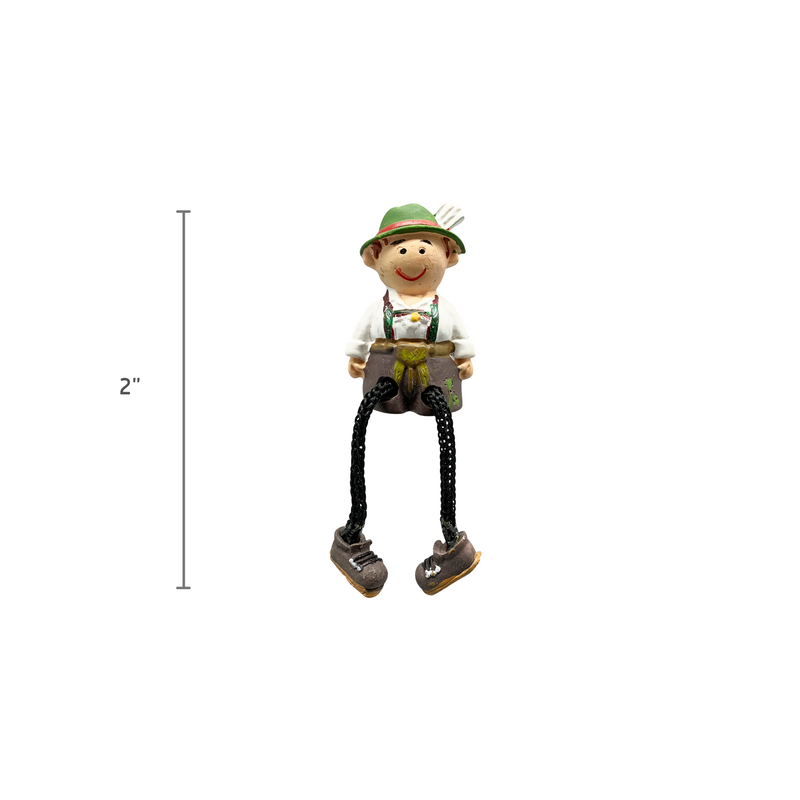 German Gift Magnetic German Boy In Lederhosen