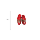 Distinctive Magnet Dutch Clogs Red 2.25"